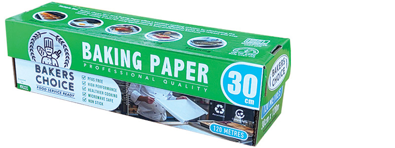 Baking paper in 120 metre rolls