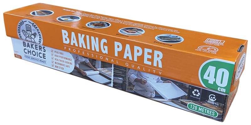 120 metre rolls of baking paper